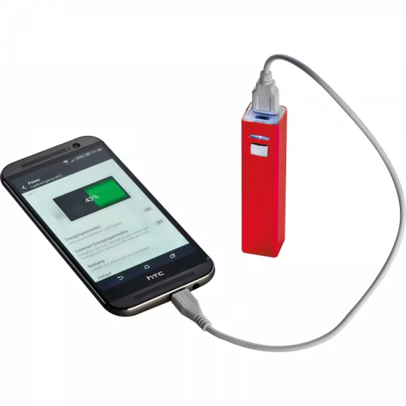 Power bank 2200 mAh OLEG - czerwony (4302905)
