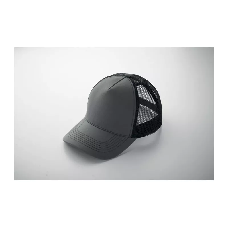 Czapka z daszkiem trucker bawełniana 250 g/m² BLIST - Kamienny Szary (MO2986-15)
