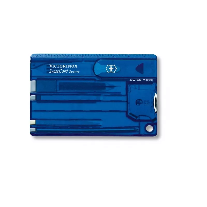 Victorinox SwissCard Quattro - Niebieski transparent (07222T264)