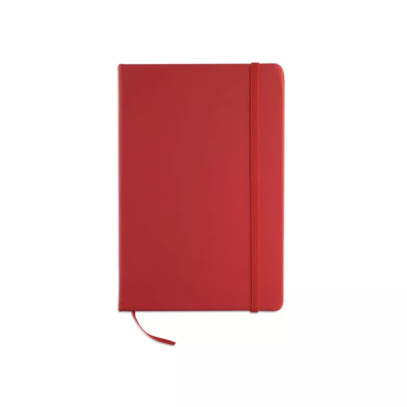 Notes A5 w okładce PU 96 kartek gładkie ARCONOT PLAIN - Czerwony (AR1804-05)