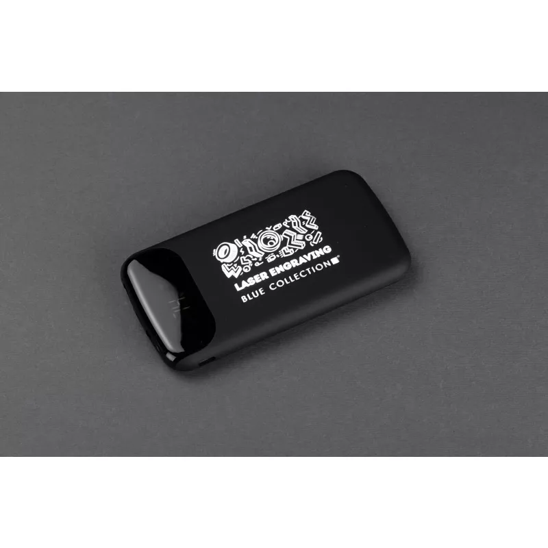 Powerbank ze świecącym Twoim logo MING-PRO 10000 mAh - biały (45134-01)