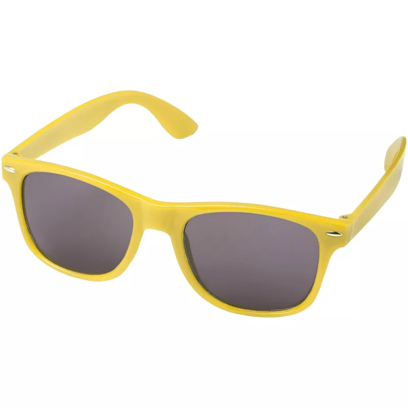 Okulary przeciwsłoneczne z plastiku PET z recyklingu Sun Ray - Żółty (12700411)