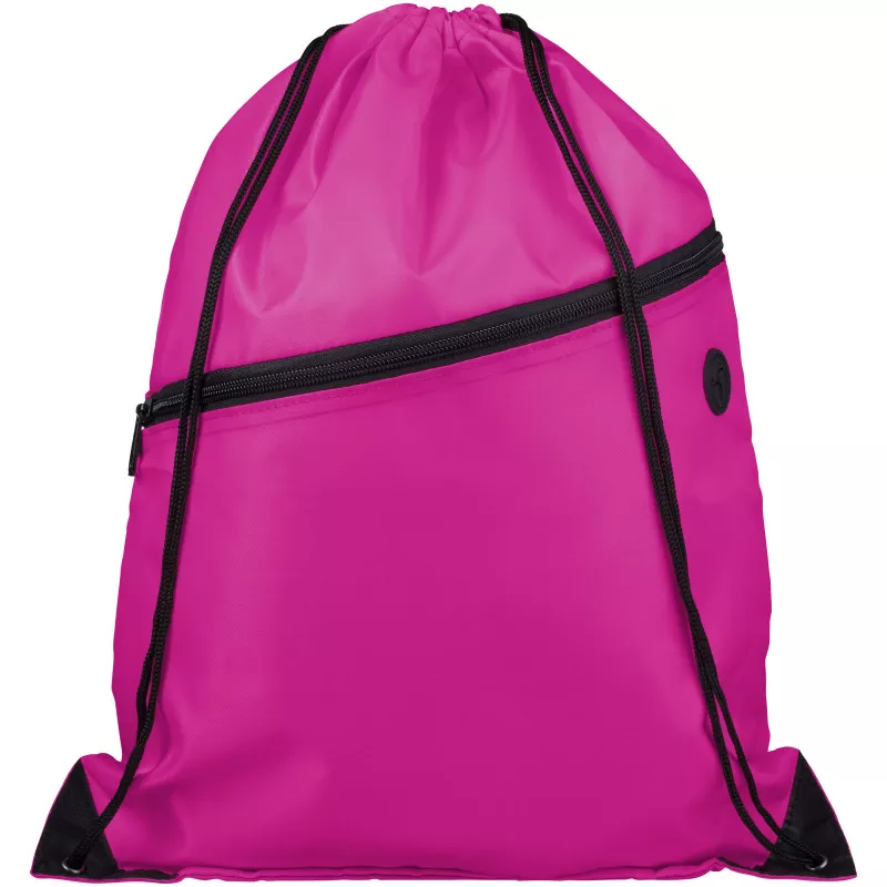 Plecak Oriole z zamkiem błyskawicznym i sznurkiem ściągającym - Magenta (12047207)