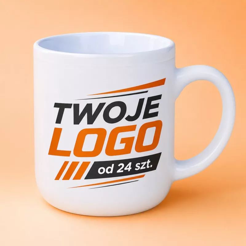 Kubek reklamowy Grand (450 ml) - biały (M/086-BIAŁY)