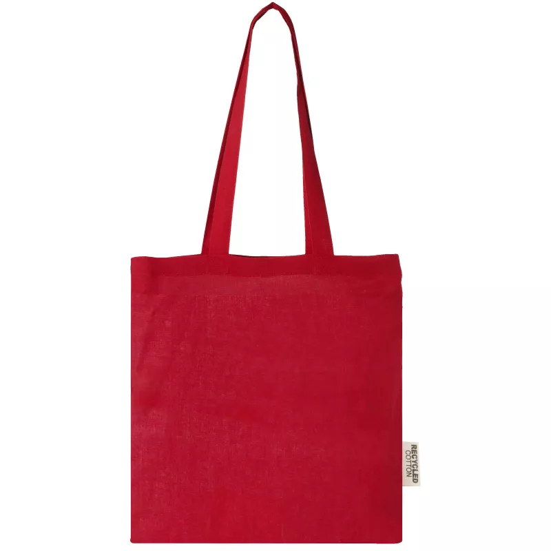 Madras torba na zakupy z bawełny z recyklingu o gramaturze 140 g/m2 i pojemności 7 l - Czerwony (12069521)