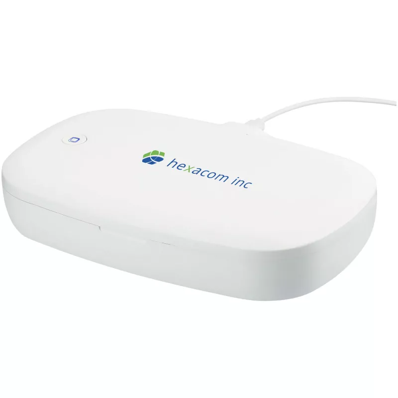 Capsule Sterylizator UV do smartfonów z bezprzewodową ładowarką indukcyjną 5 W - Biały (12413401)