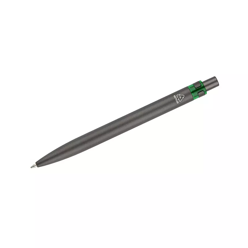 Długopis z recyklingowanego aluminium RAL - zielony (19738-05)
