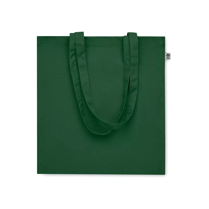 Torba z bawełny organicznej 220 g/m² BENTE COLOUR - Ciemnozielony (MO2197-60)