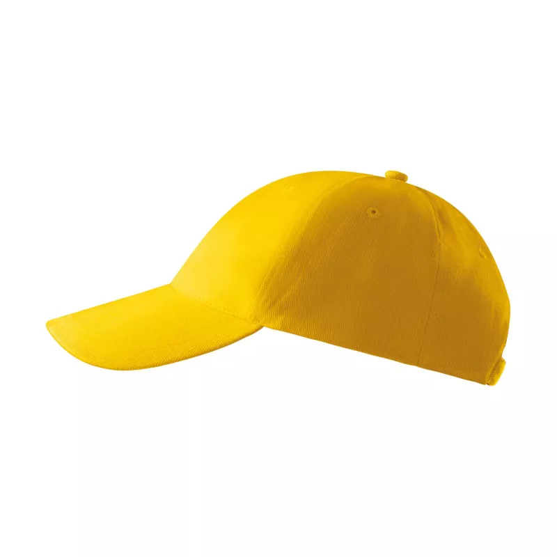 Reklamowa czapka z daszkiem Malfini 6P 305 - Żółty (ADLER305-żółTY)