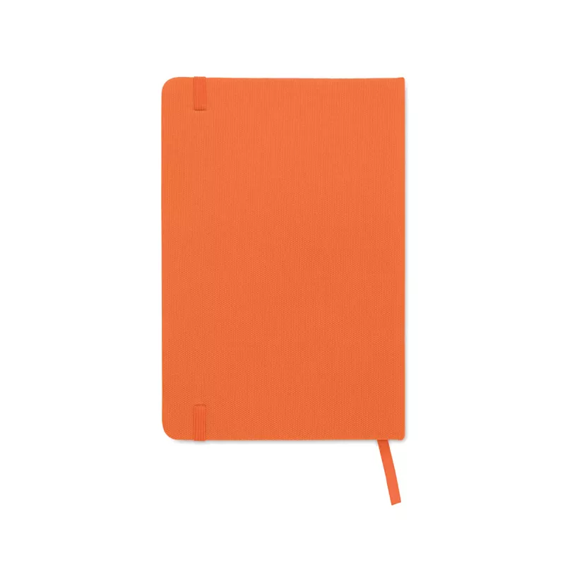 Notes A5 w okładce z RPET 80 kartek w linię NOTE RPET - Pomaranczowy (MO9966-10)