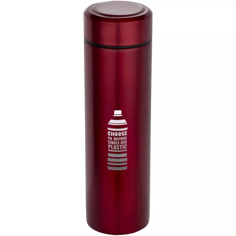 Taylor 450 ml termos ze stali nierdzewnej z podwójnymi ściankami i sitkiem do herbaty - Czerwony (10082621)