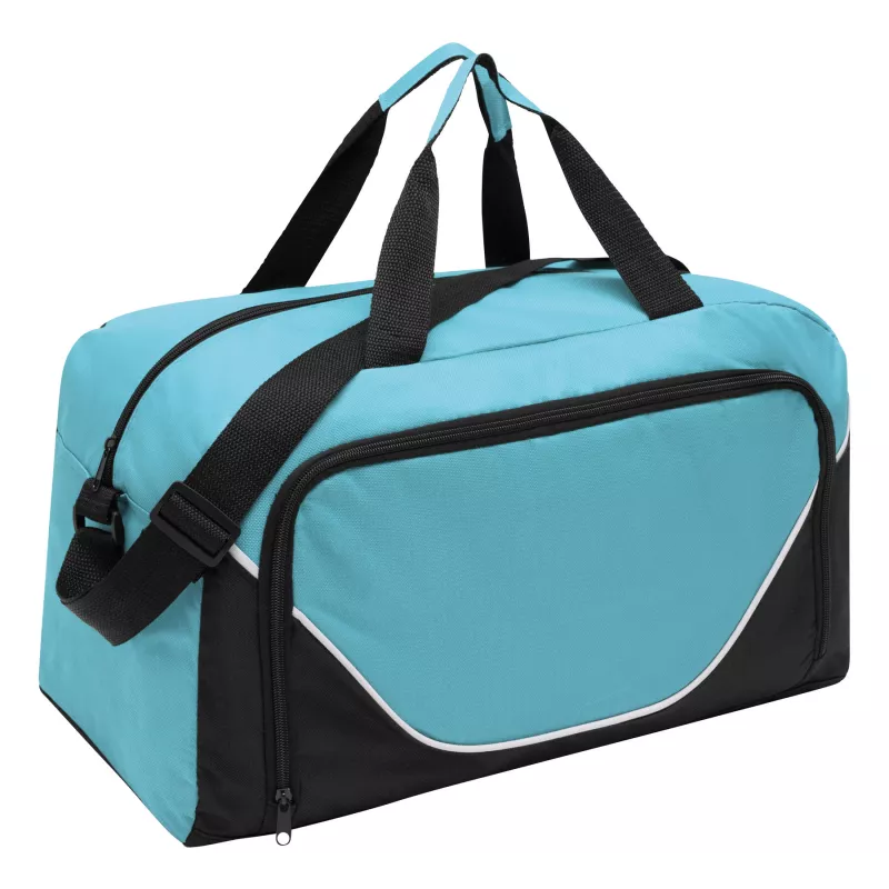 Sportowa torba - czarny, jasnoniebieski (56-0808536)