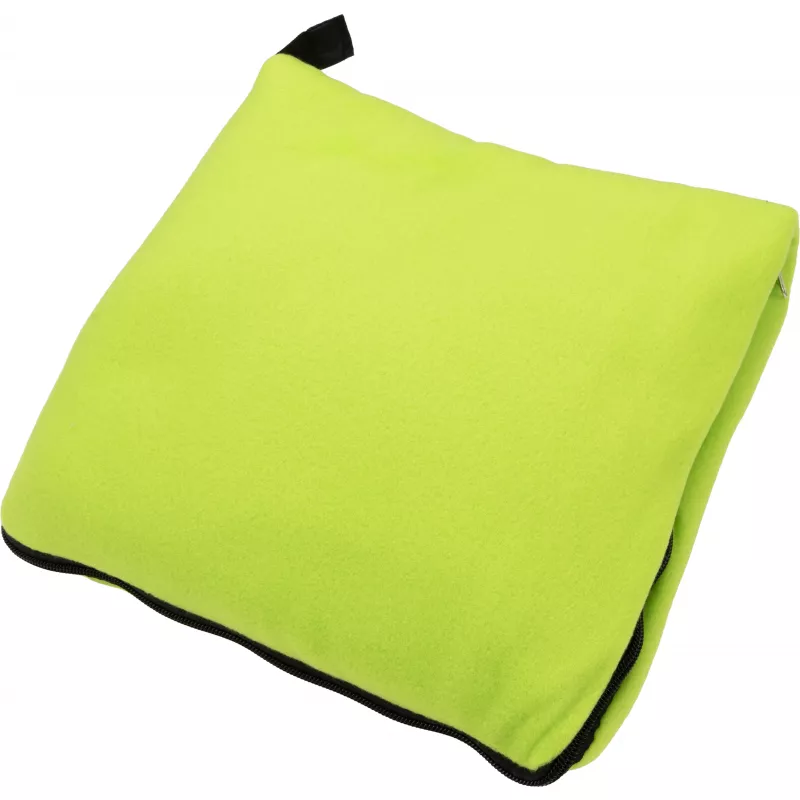 Koc z polaru/poduszka 2w1 RADCLIFF - jasnozielony (277529)
