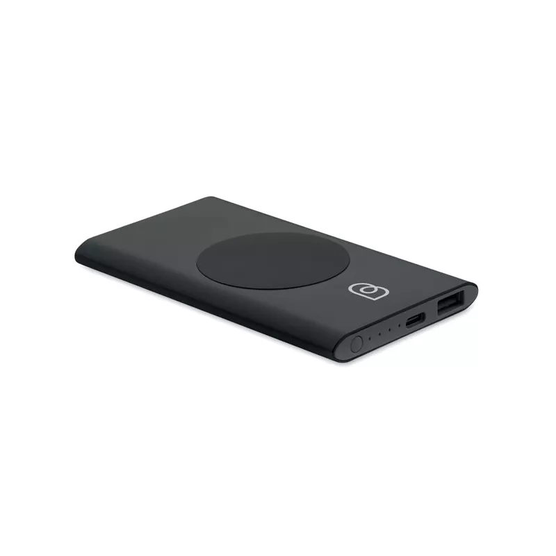 Powerbank indukcyjny 15W 5000 mAh POWERPLUS - Czarny (MO2375-03)