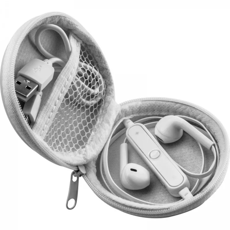 Słuchawki douszne bluetooth SOFIA - biały (3047106)