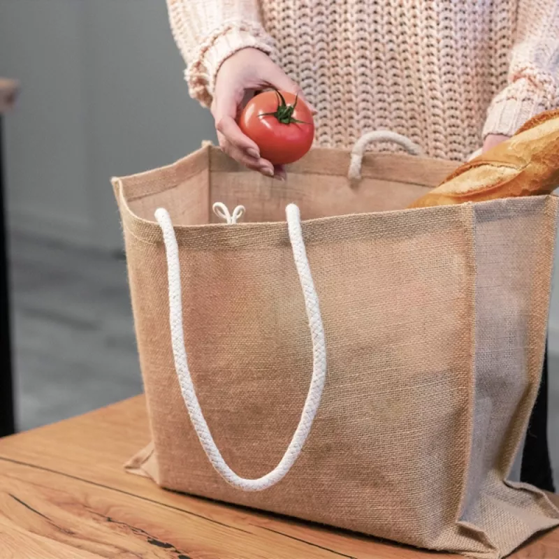 Torba z juty FERDINAND - brązowy (6753601)