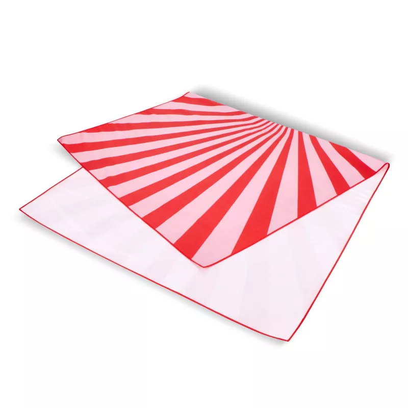 Szybkoschnący ręcznik plażowy R-PET 100×180 cm, sublimacja - czerwony (LT97215-N0021)