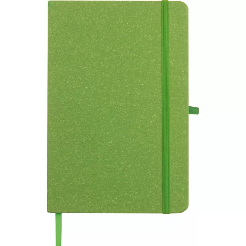 Notes A5 z papieru z recyklingu - zielony (2179909)