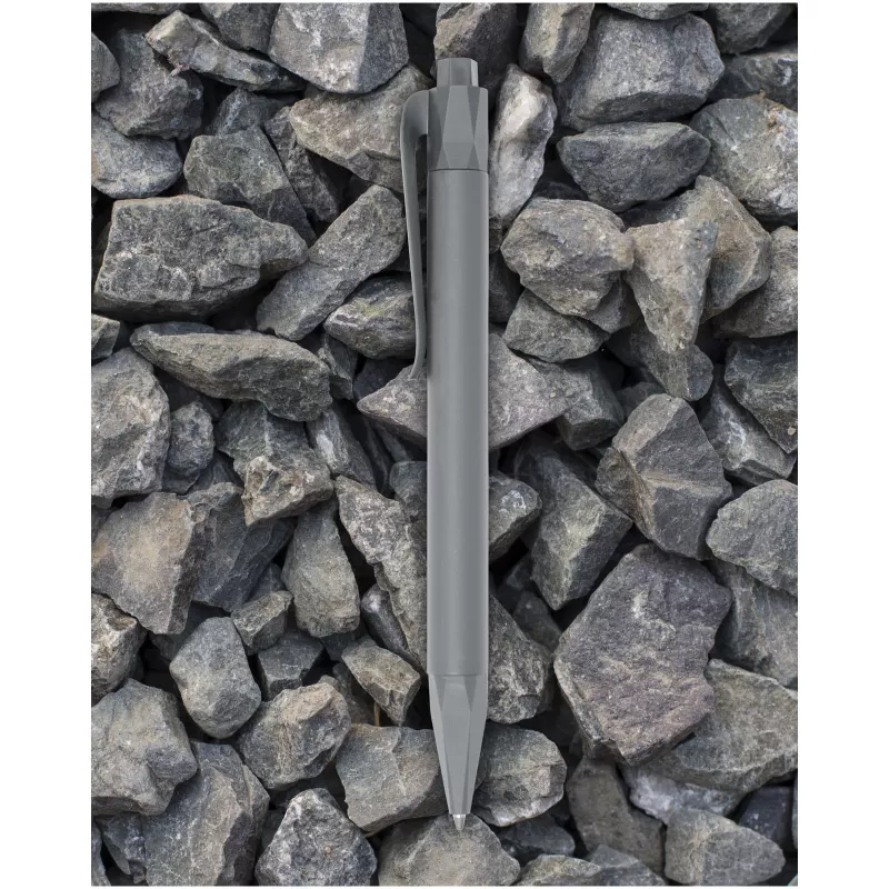 Długopis Terra z plastiku z kukurydzy - Szary (10774382)