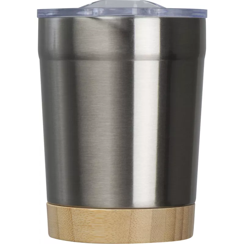 Kubek ze stali z recyklingu TURIN 300 ml - szary (438907)