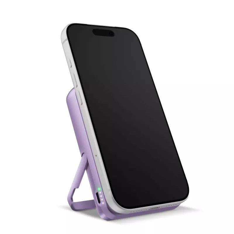 Fresh 'n Rebel Powerbank bezprzewodowy 10000 mAh kompatybilny z MagSafe - liliowy (LT49745-N0071)