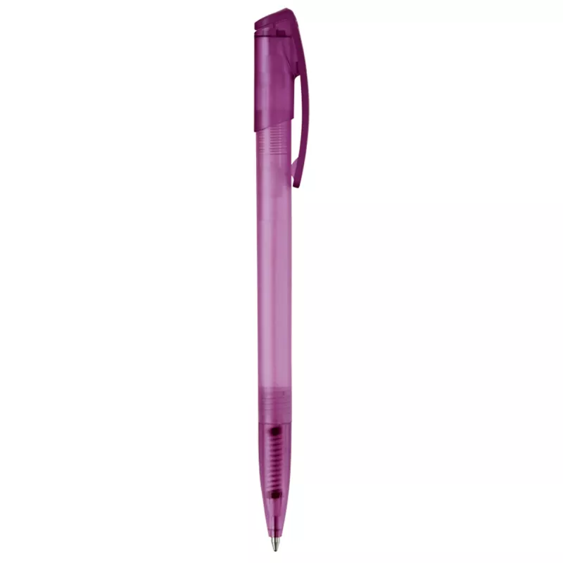 Długopis plastikowy Deniro Frosty - fioletowy  mrożony (LT87952-N5472)