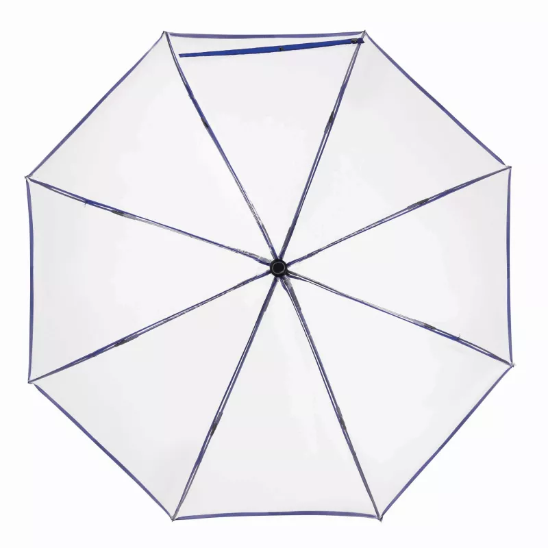 Automatyczny parasol - niebieski, transparentny (56-0103400)