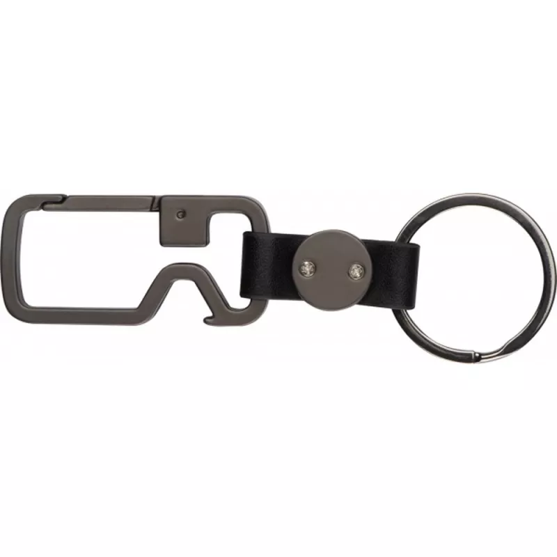 Brelok metalowy MACAU - ciemnoszary (365677)