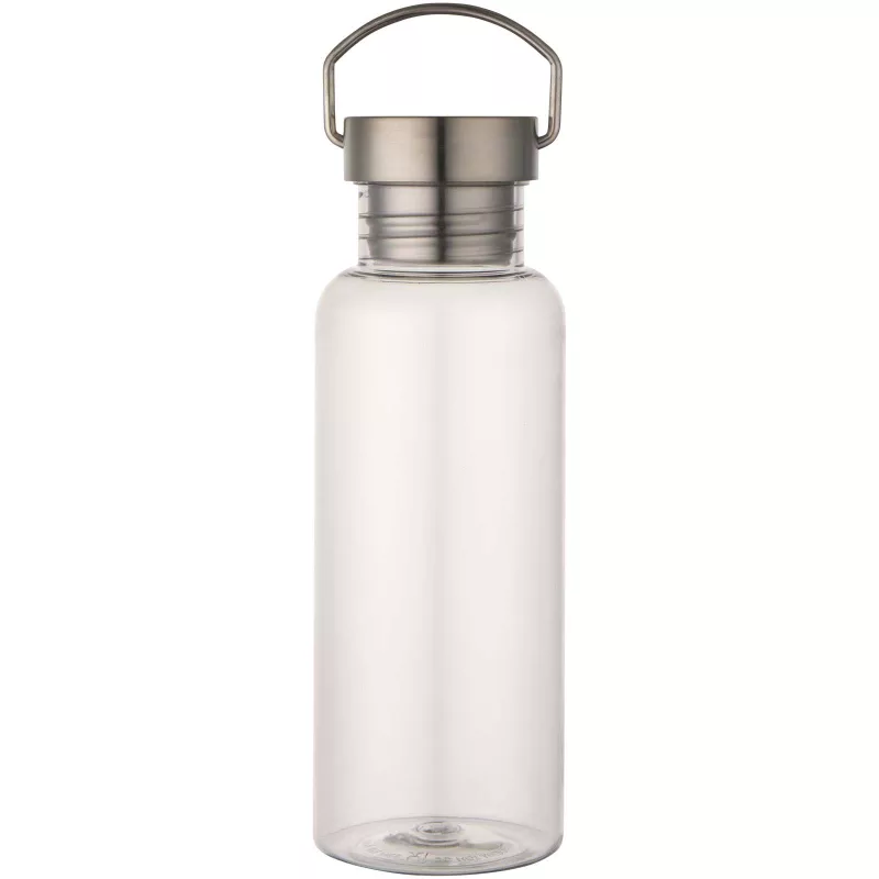 Thor - bidon na wodę wykonany z recyklingowanego tworzywa RPET certyfikowanego standardem RCS, pojemność 600 ml  - Przezroczysty bezbarwny (10095801)