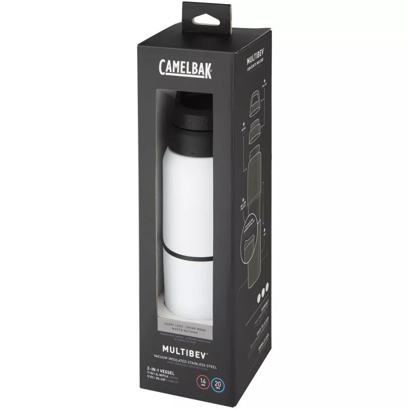 Termos CamelBak® MultiBev 500 ml z kubkiem 350 ml - Biały (10071601)