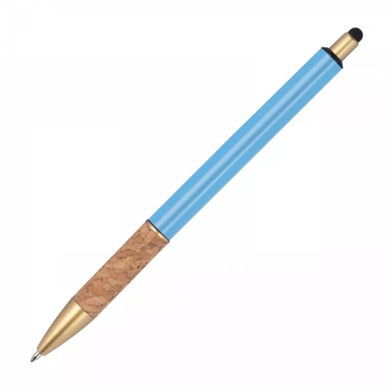 Długopis metalowy touch pen MARIAN - jasnoniebieski (1369024)