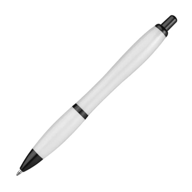Długopis reklamowy plastikowy NOWOSIBIRSK - biały (1169806)