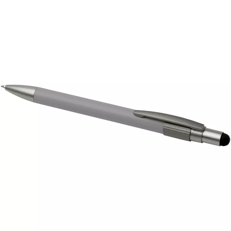 Rill długopis z certyfikatem RCS z recyklingu z rysikiem i fidget spinnerem (czarny tusz) - Szary (10644782)