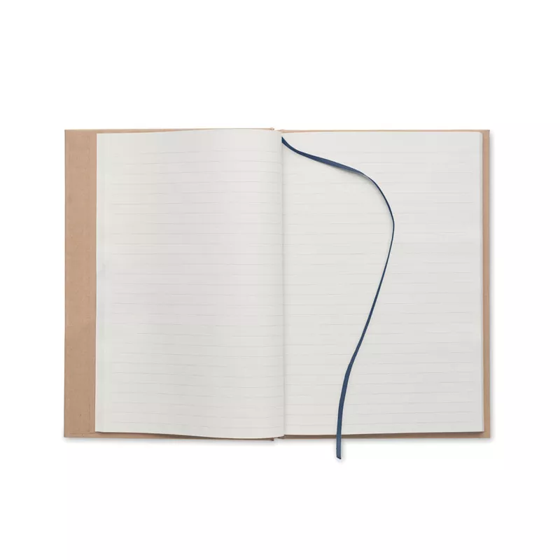 Notes A5 z recyklingu 100 kartek w linię MUSA - Niebieski (MO6640-04)