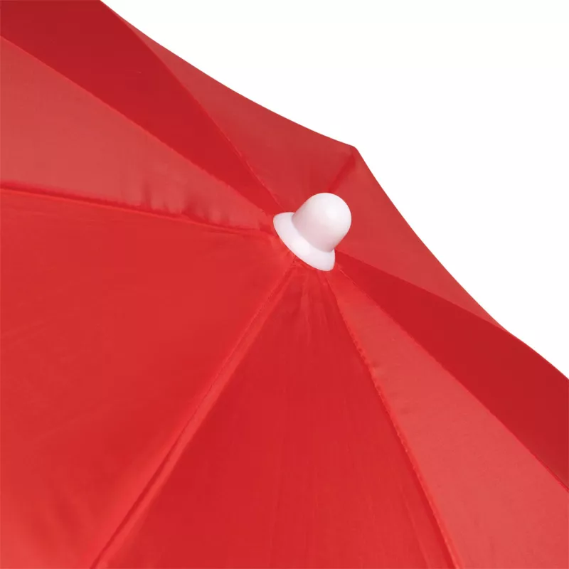 Parasol plażowy Ø145 cm z futerałem SUNFLOWER - czerwony (56-0106002)