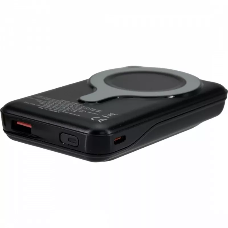 Power bank 10000 mAh z ładowarką indukcyjną VENTURA - czarny (399903)