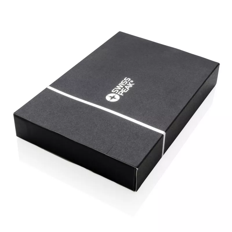 Zestaw piśmienny  pióro kulkowe z touch penem oraz długopis Swiss Peak - czarny, srebrny (P610.430)