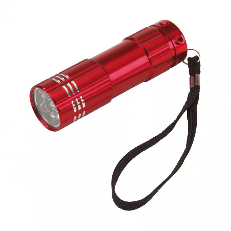 Latarka LED POWERFUL - czerwony (56-0699908)