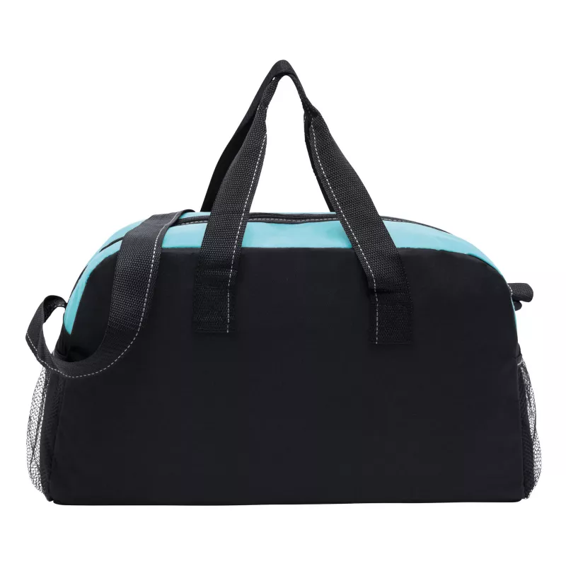 Sportowa torba - czarny, turkusowy (56-0808556)