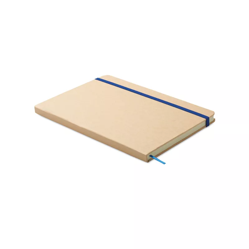 Notes A5 w okładce z kartonu 80 kartek w linię ROUTE - Niebieski (MO2580-04)