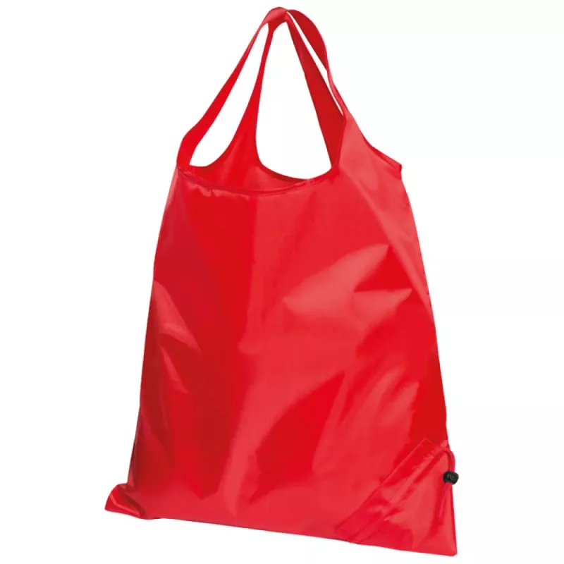 Składana torba poliestrowa na zakupy - czerwony (6072405)