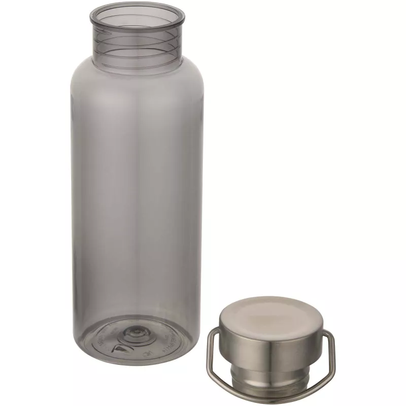 Thor - bidon na wodę wykonany z recyklingowanego tworzywa RPET certyfikowanego standardem RCS, pojemność 600 ml  - Czarny (10095890)