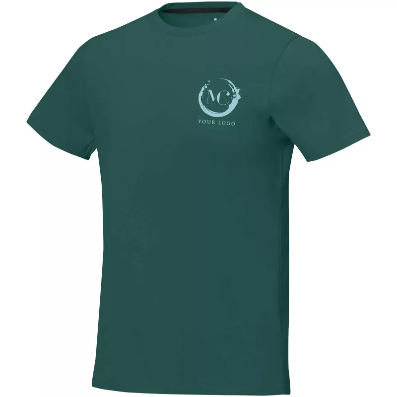 Męski T-shirt 160 g/m²  Elevate Life Nanaimo - Forest Green2 (38011-FOREST2)