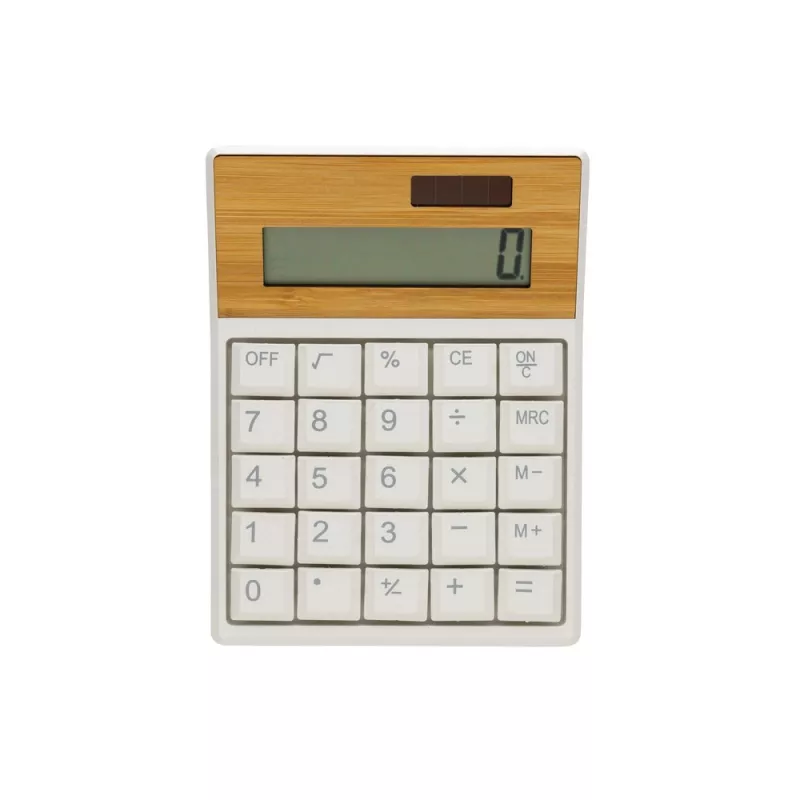 Bambusowy kalkulator Utah, RABS - brązowy (P279.519)