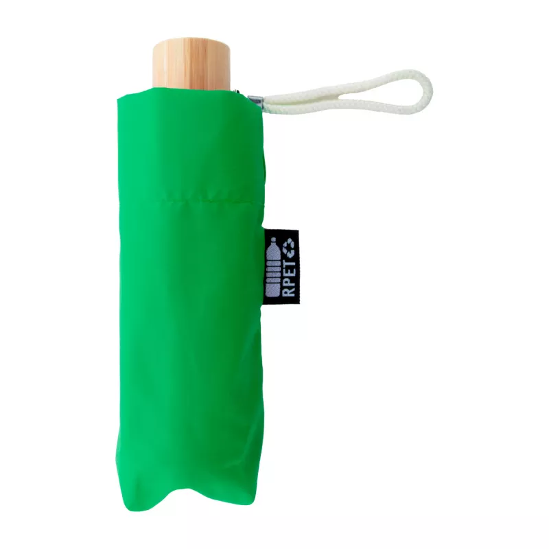 Mini parasol manualny ø89 cm z RPET Miniboo - zielony (AP808418-07)