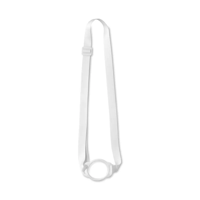 Smycz z uchwytem na kubek LANCUP - Bialy (MO2582-06)