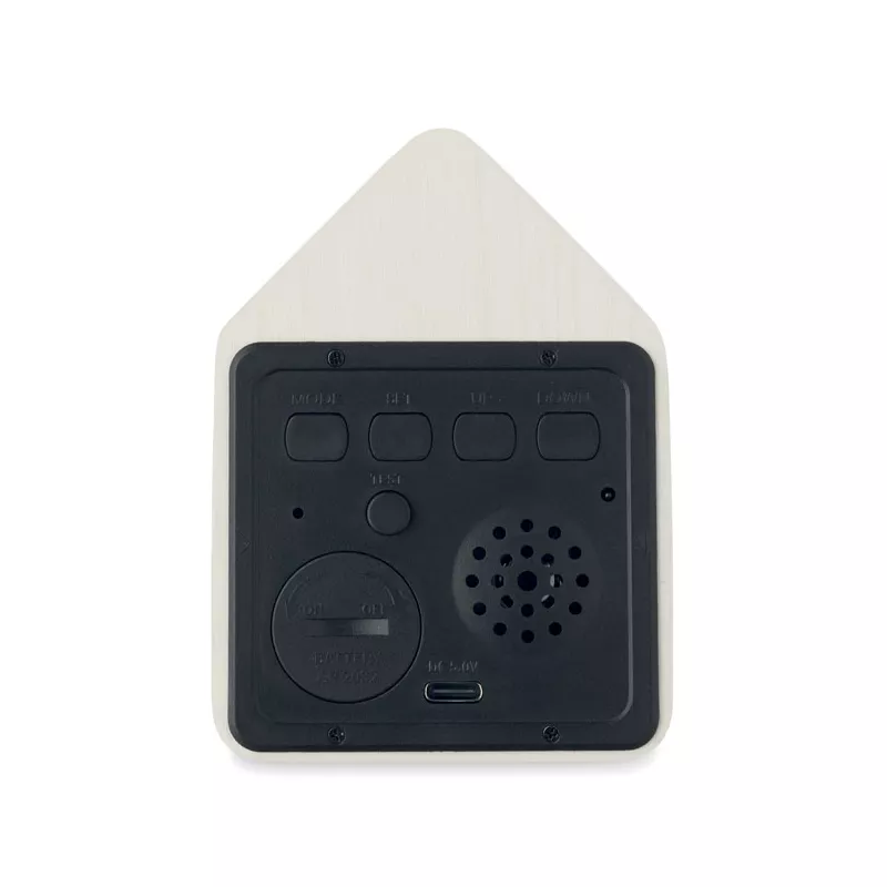 Budzik z kukułką z MDF CUCKOO - Bialy (MO2730-06)