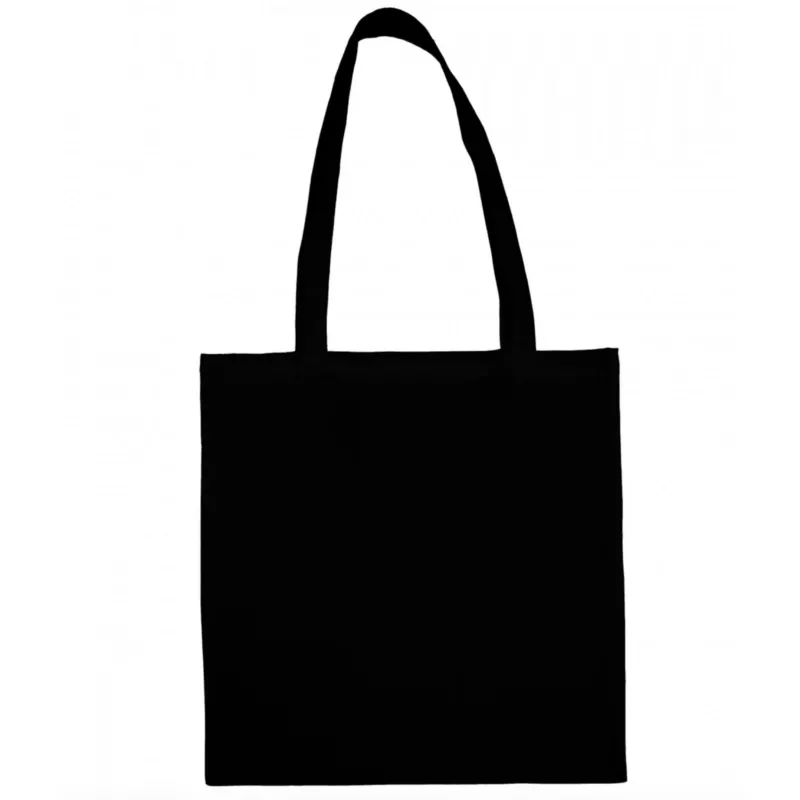 Torba bawełniana  270 g/m², 38 x 42 cm, płaska - czarny (TORBA-270G-CZARNA)