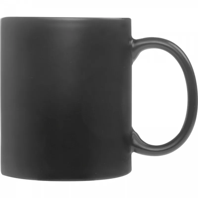 Kubek ceramiczny do sublimacji zmieniający kolor 300 ml JACOPO - czarny (8343803)
