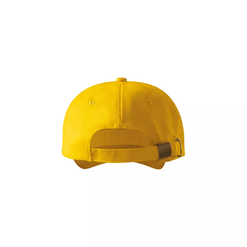 Reklamowa czapka z daszkiem Malfini 6P 305 - Żółty (ADLER305-żółTY)